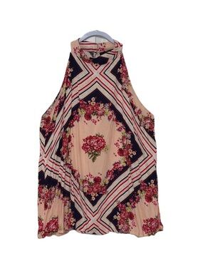 Suzanne Betro Floral Tank Tunic NWT
